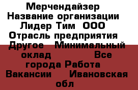 Мерчендайзер › Название организации ­ Лидер Тим, ООО › Отрасль предприятия ­ Другое › Минимальный оклад ­ 20 000 - Все города Работа » Вакансии   . Ивановская обл.